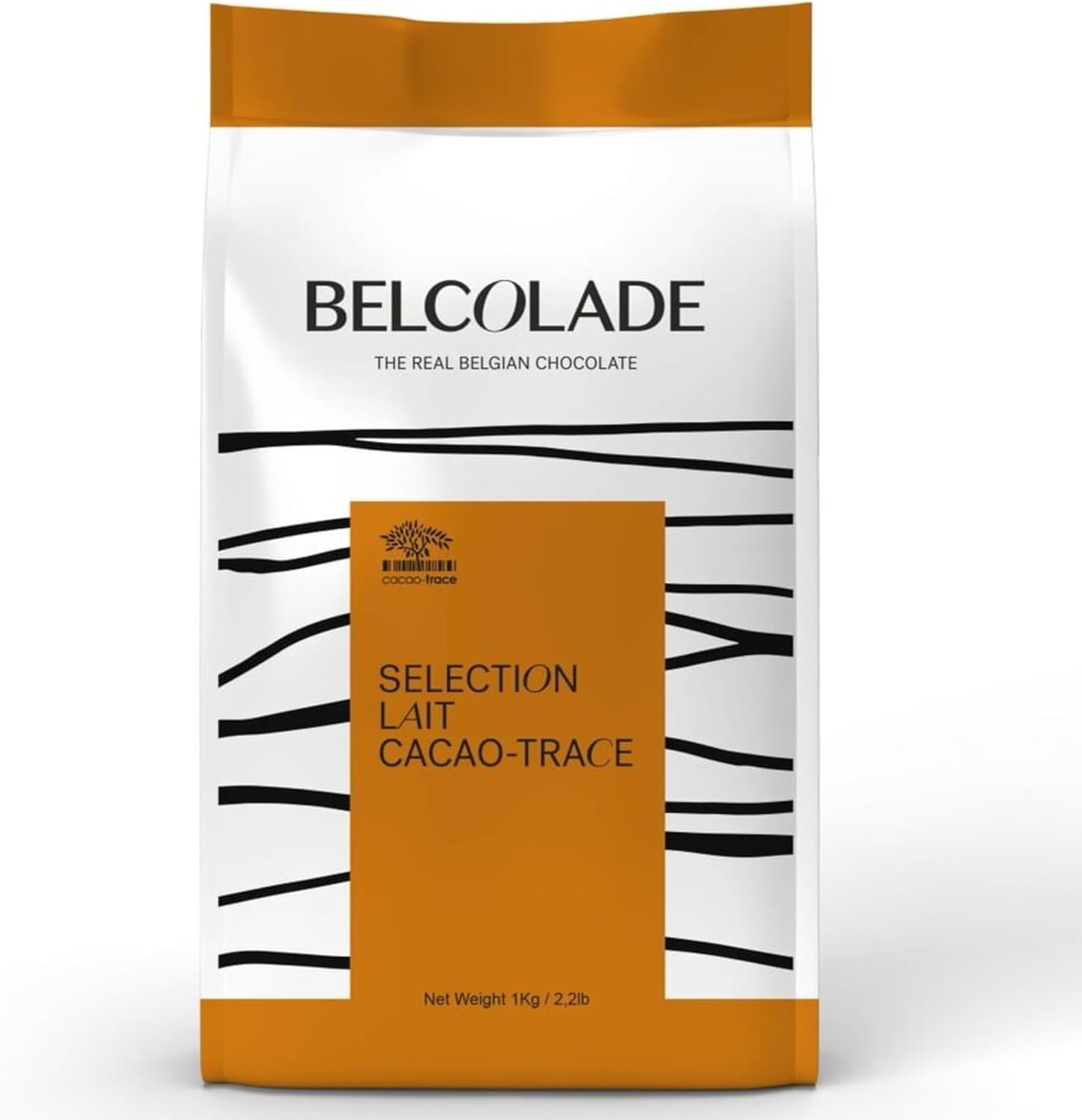 Belcolade Cacao Trace - Milk chocolate (34%) buttons - 1kg