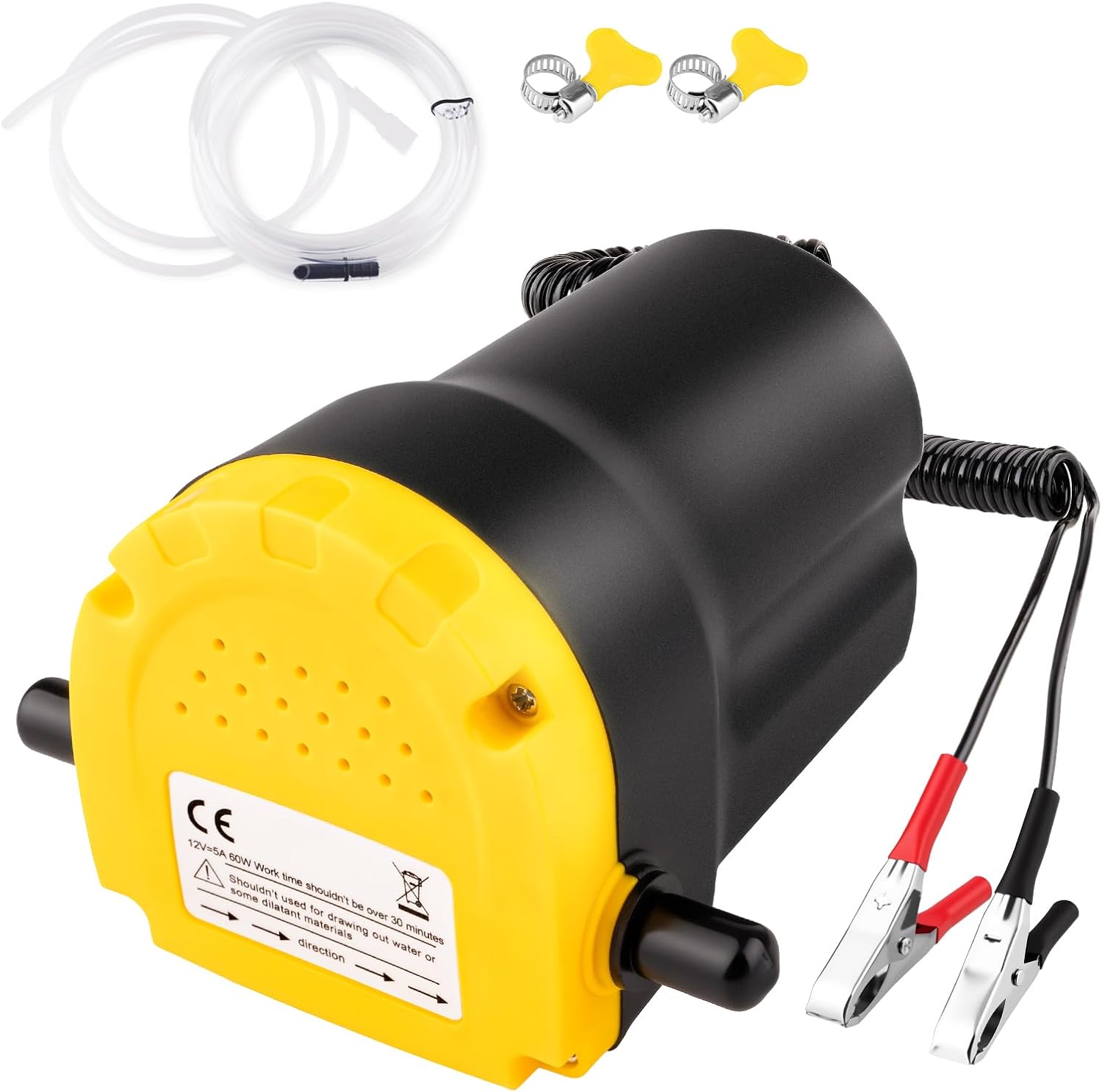 Oil Extractor Pump, 12V 60W Electric Transfer Pump for Cars