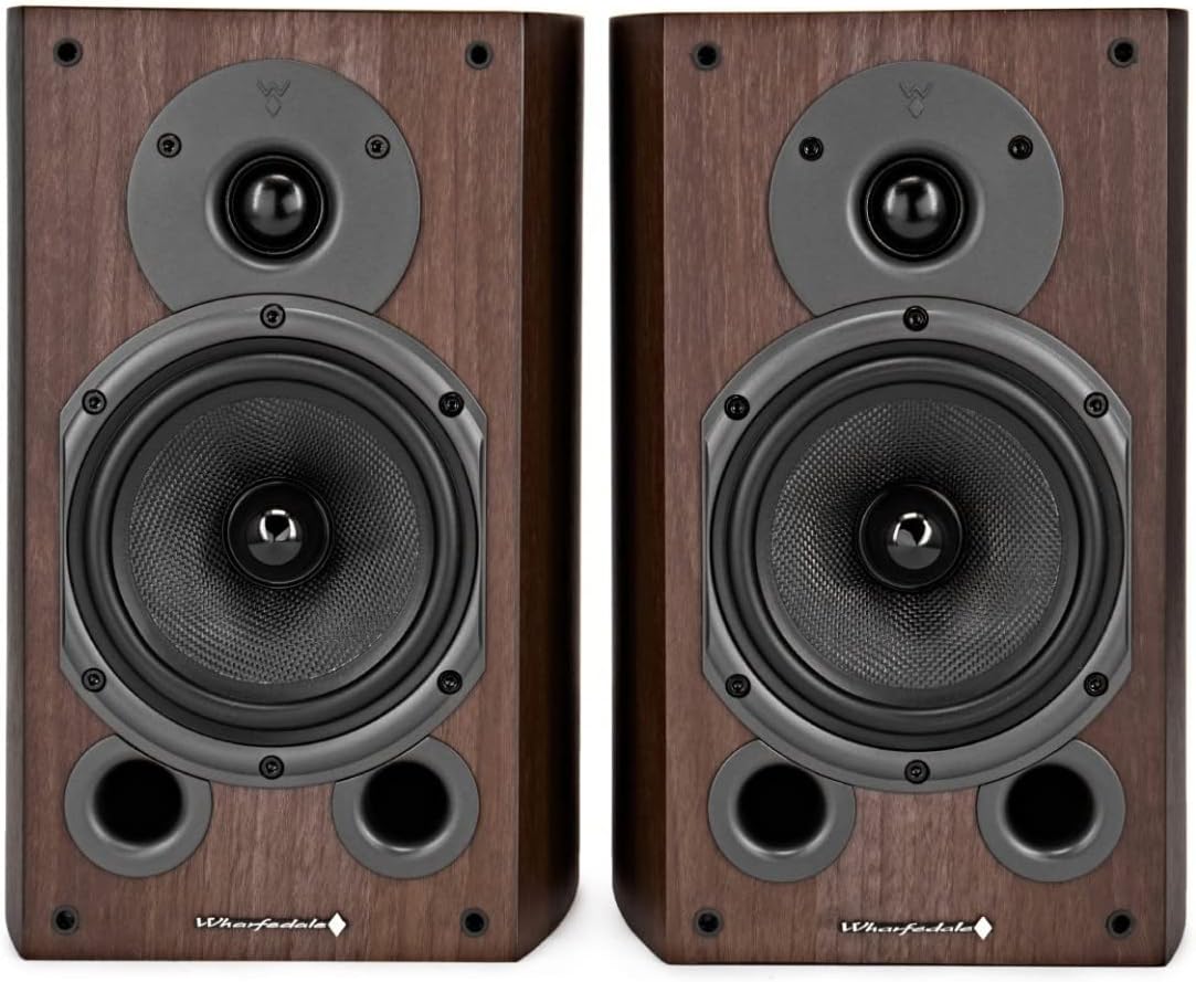 Wharfedale Diamond 9.1 Bookshelf Speakers 100W - Walnut (Pair)