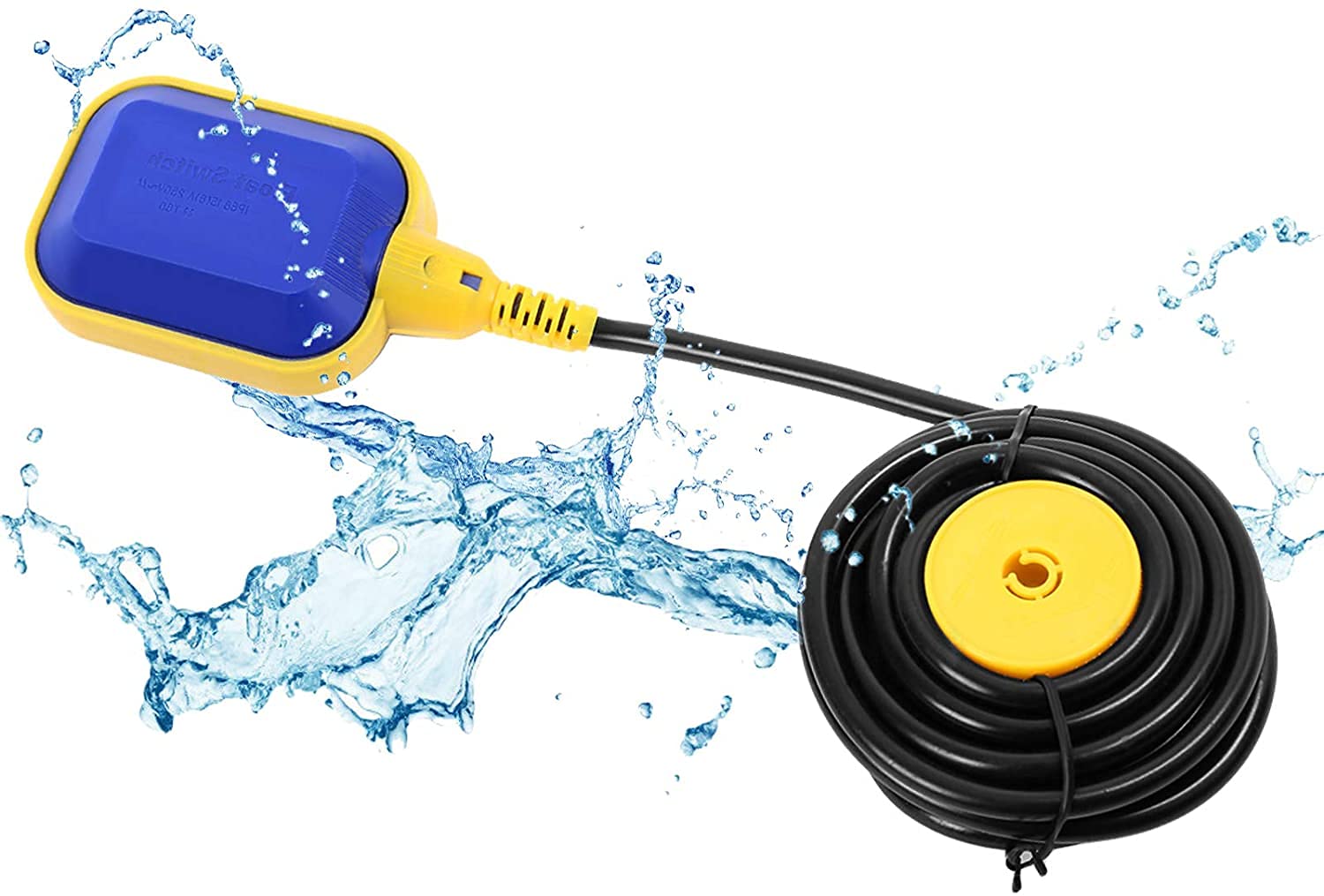 Floating Switch, 1pc Floating Switch Level Sensor Float Switch With 10 Meter Cable For Control Pump Work Adjust Liquid Level