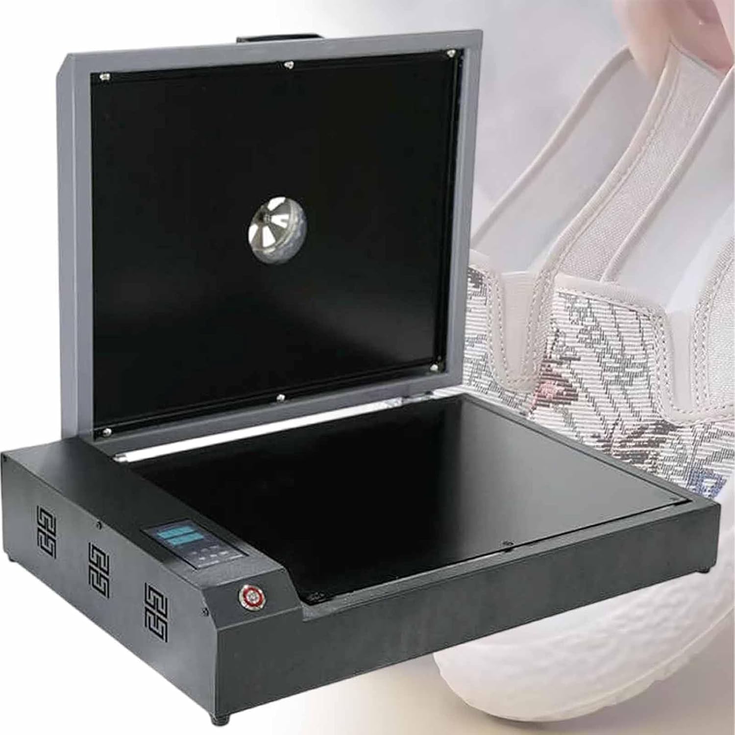 930W Professional DTF Curing Oven with Dual Aluminum Heating Plates,40x32cm Workspace Fits A3/A4 DTF Films,Digital Timer & Temp Control for PET Transfers & Heat Powder,Fast & Even Drying