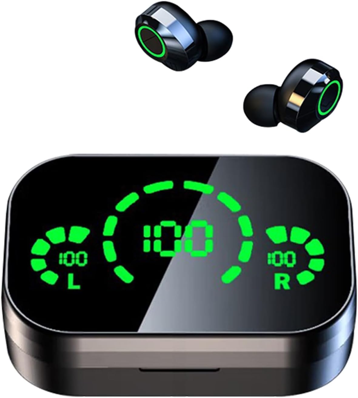 AI Language Translator Earbuds Real Time, Supports 144 Languages, Earphone 3-in-1 Accents，Headphones Language Earbud Translators Bluetooth & APP for Travel, Business, and Learning（Black）