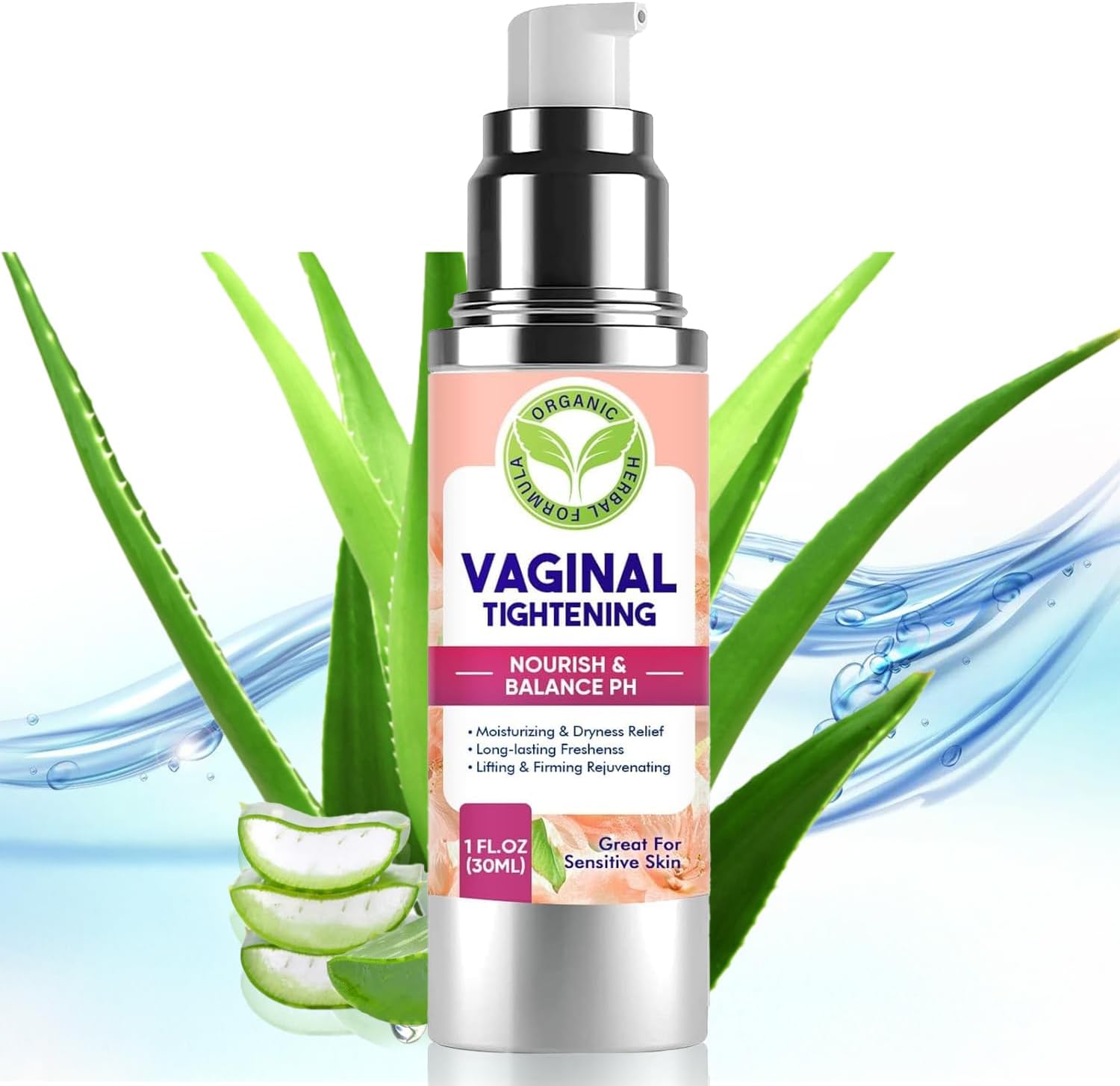 Vaginal Tightening Cream - Natural Tightening Gel for vag, Vaginal Cream to Restore Vaginal Health, Easy for Daily Use,1FL.OZ