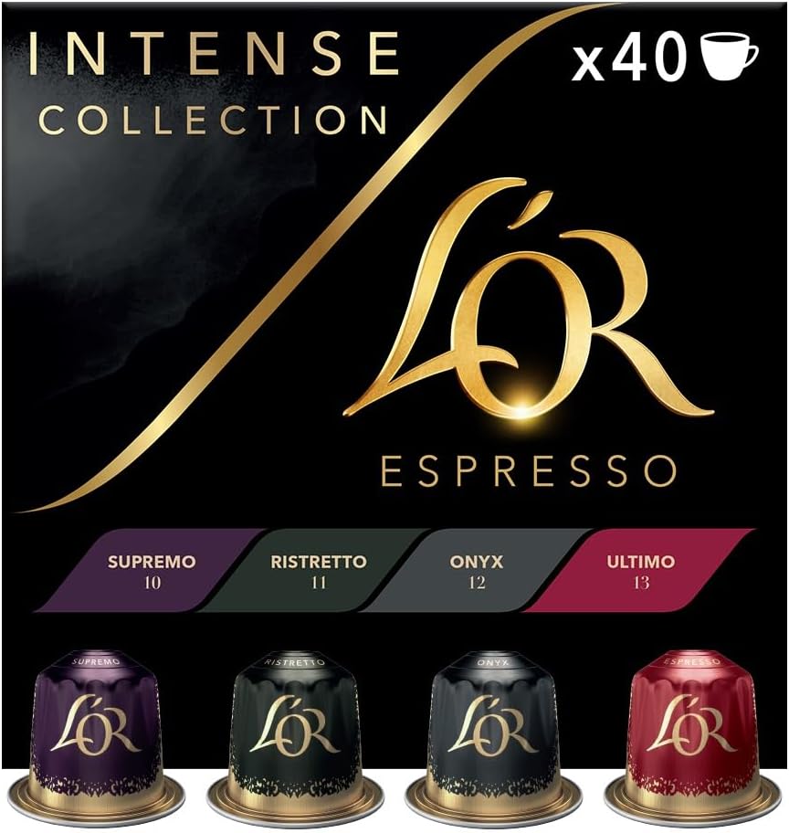 L'OR Espresso Intense Variety Box Coffee Pods x40 Nespresso®* Compatible