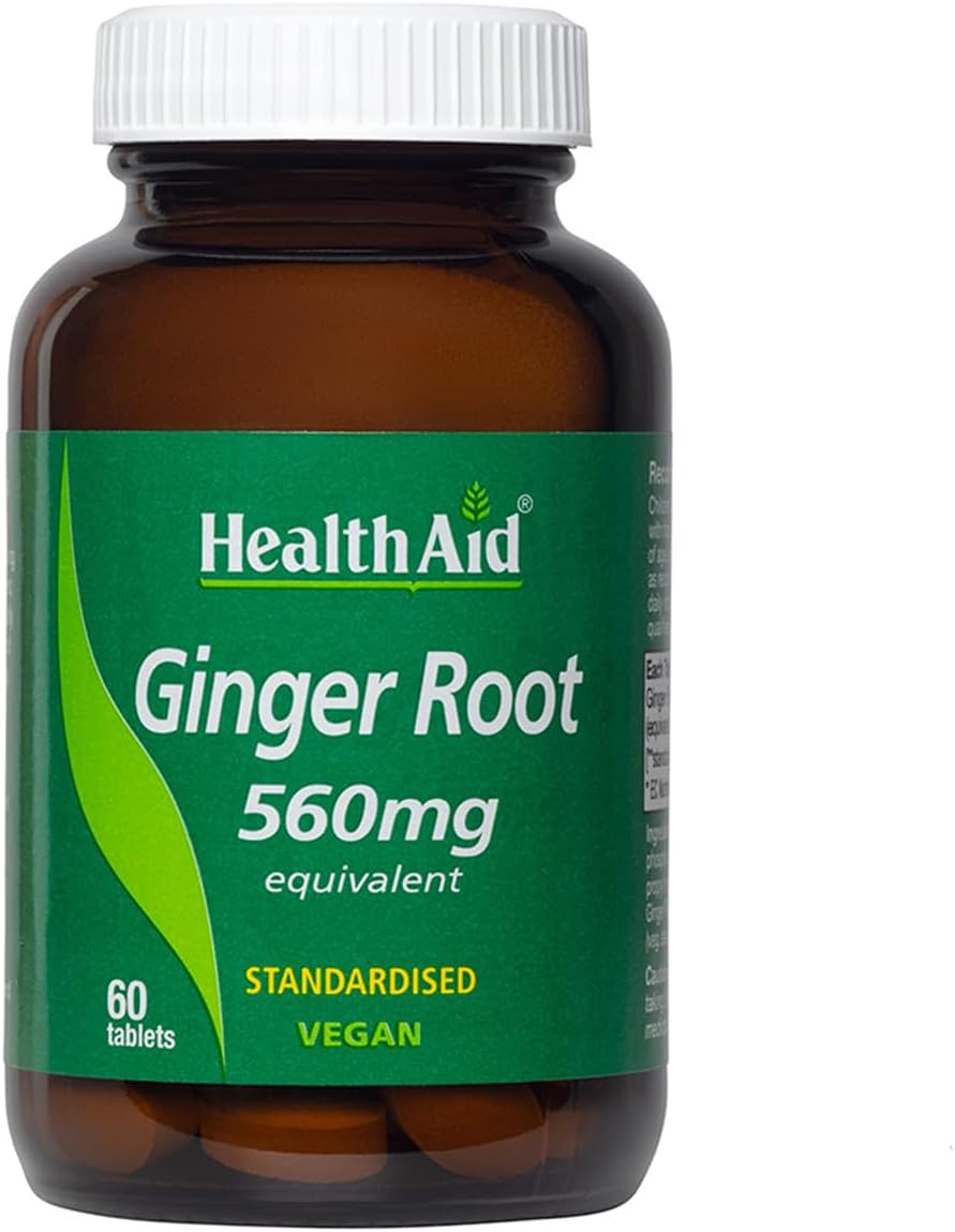 HealthAid Ginger Extract 560mg 60 Tablets