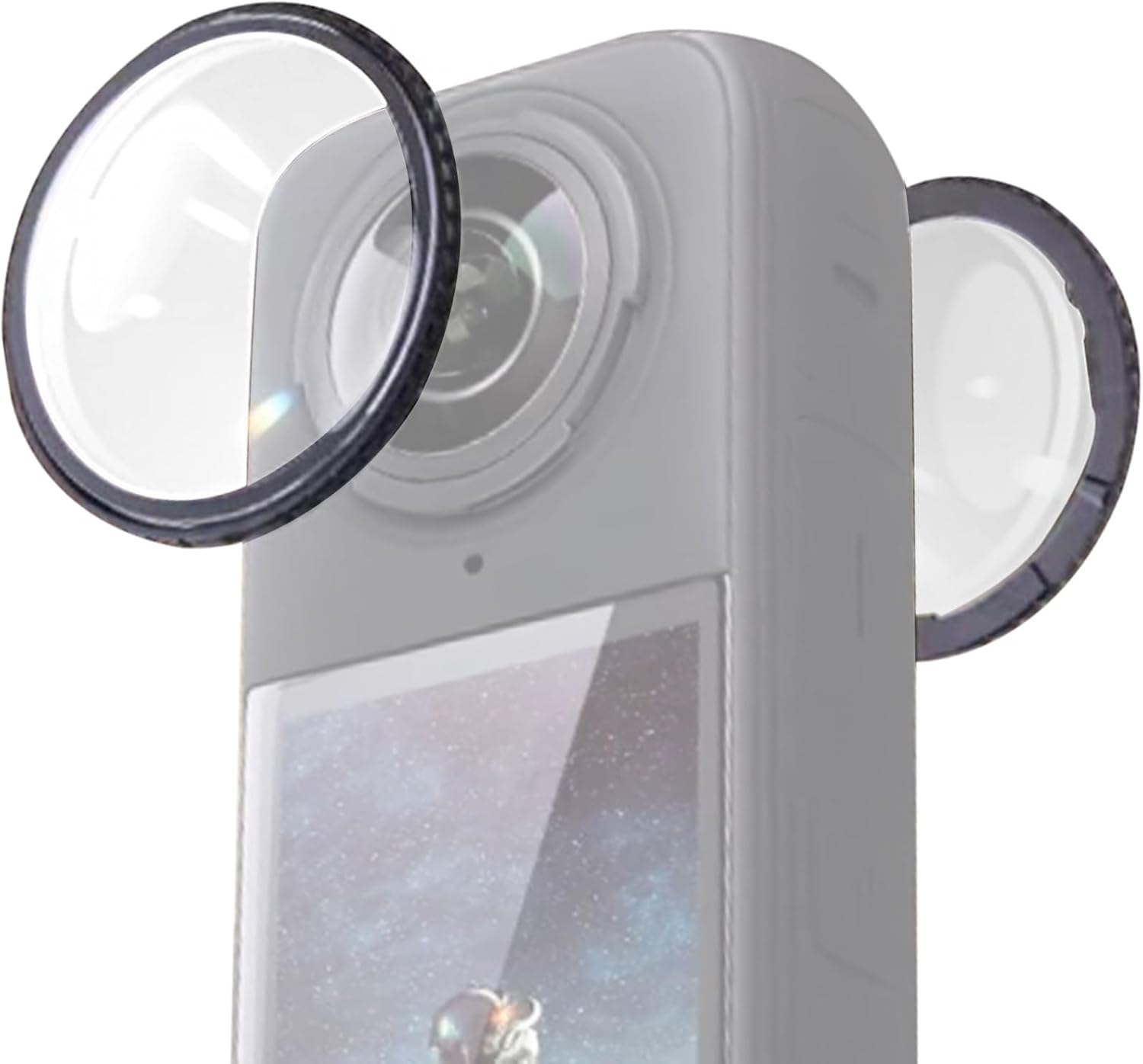Honbobo Lens Guards Premium for Insta360 X5, Glass Lens Protector, Lens Cover Accessories for Insta360 X5, Anti-fog Anti-scratch