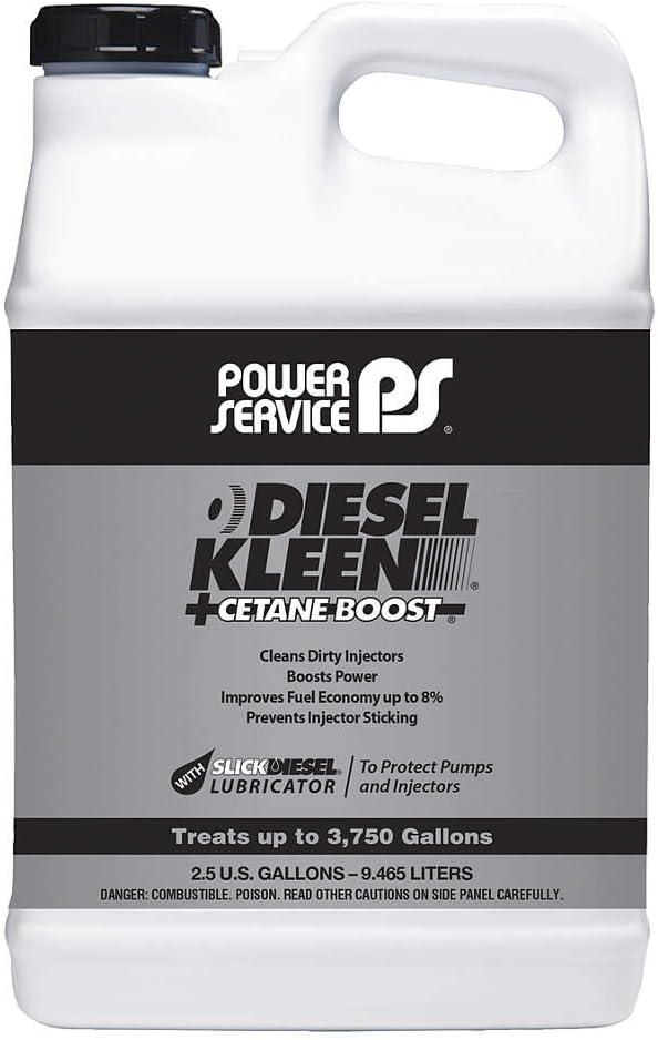 Power Service 03850-02 Diesel Kleen with Concentrated Cetane Boost Formula - 2.5 Gallon
