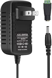 inShareplus 12V Power Supply, 12 Voltage 2A 24W Switching Power Supply, Drive, Power Adapter, AC 110V to 12 Volt Power Supply for LED Strip Light with 5.5/2.1mm DC Female Barrel Connector