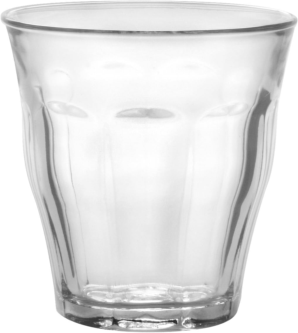 Duralex picardie, clear 25 cl tumbler, 8-3/8 ounce, set of 6