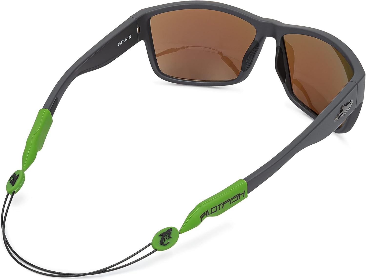 Pilotfish No Tail Adjustable Eyewear Retainer Cable Strap: Sunglasses, Eyeglasses, Glasses (14 Inch, Military Green)