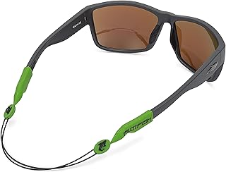 Pilotfish No Tail Adjustable Eyewear Retainer Cable Strap: Sunglasses, Eyeglasses, Glasses (14 Inch, Military Green)