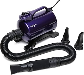 shernbao High Velocity Professional Dog Pet Grooming Hair Drying Force Dryer Blower 5.0HP (Super Cyclone) SHD-2600P (Purple)