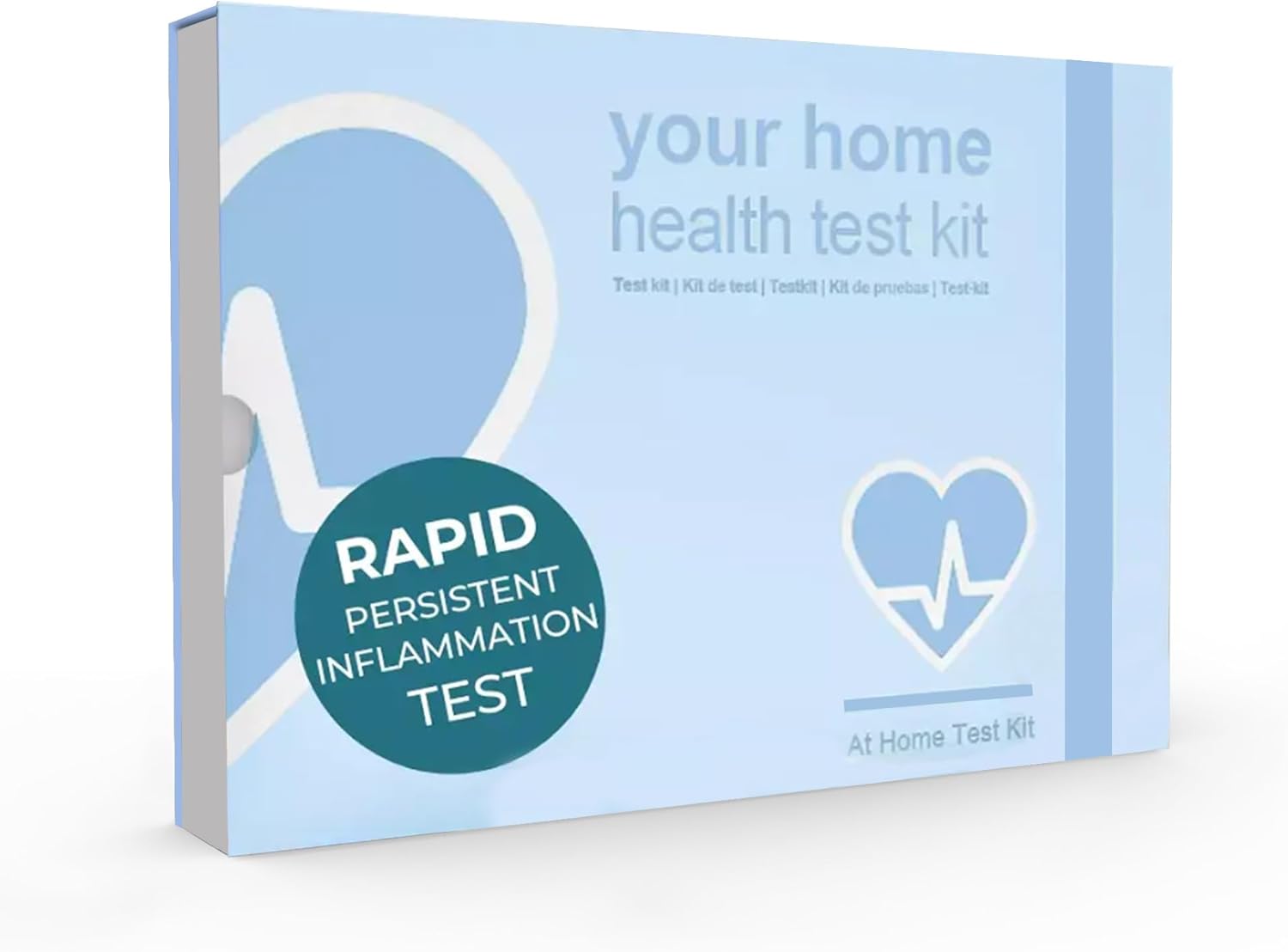 CRP Home Test Kit – Accurate C-Reactive Protein Blood Test for Inflammation & Infection | Chronic Inflammation Self-Check | Fast, Easy & 98% Reliable | Includes 1 Whole Blood Test (SAA Alternative)