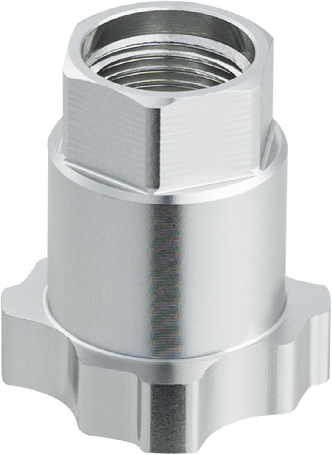 InoKraft Paint System Spray Gun Adapter F16*1.5, 16 mm Female, 1.5 mm Thread, Compatible with InoKraft D1 LVLP, Harbor Freight Central Pneumatic HVLP Gravity Feed Air Spray Gun, AEROPRO R500, Iwata