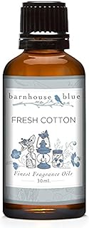 Barnhouse Blue Fresh Cotton 30ml Premium Fragrance Oil - for Candle, Soap Making, Aromatherapy, Diffusers, Home Care, & Humidifiers