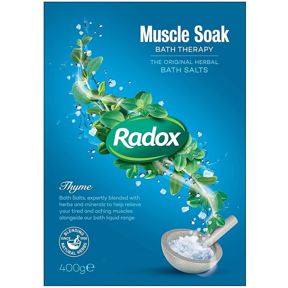 Radox Bath Therapy Muscle Soak Herbal Bath Salts 400 g - by Radox