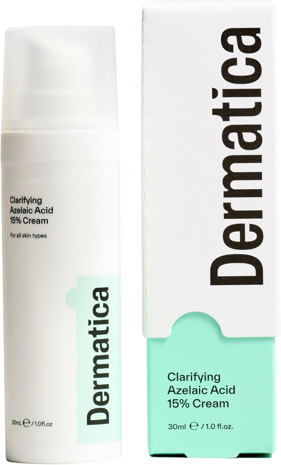 Dermatica Clarifying Azelaic Acid 15% Cream | Lightweight and Fragrance Free Skincare | Gentle and Effective for all Skin Types