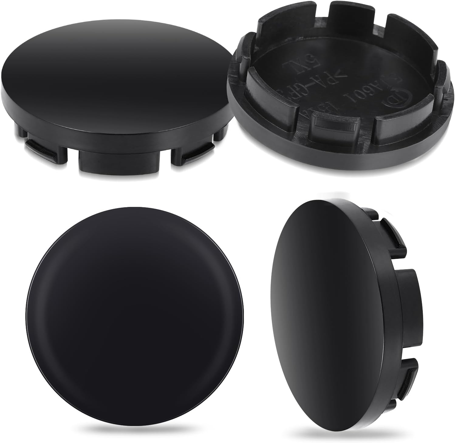 4Pcs Hub Centre Caps 56mm, Universal Wheel Hub Caps, Stable Car Wheel Center Hub Caps Replacement Compatible with Most Alloy Wheel (OD 56mm ID 51mm)