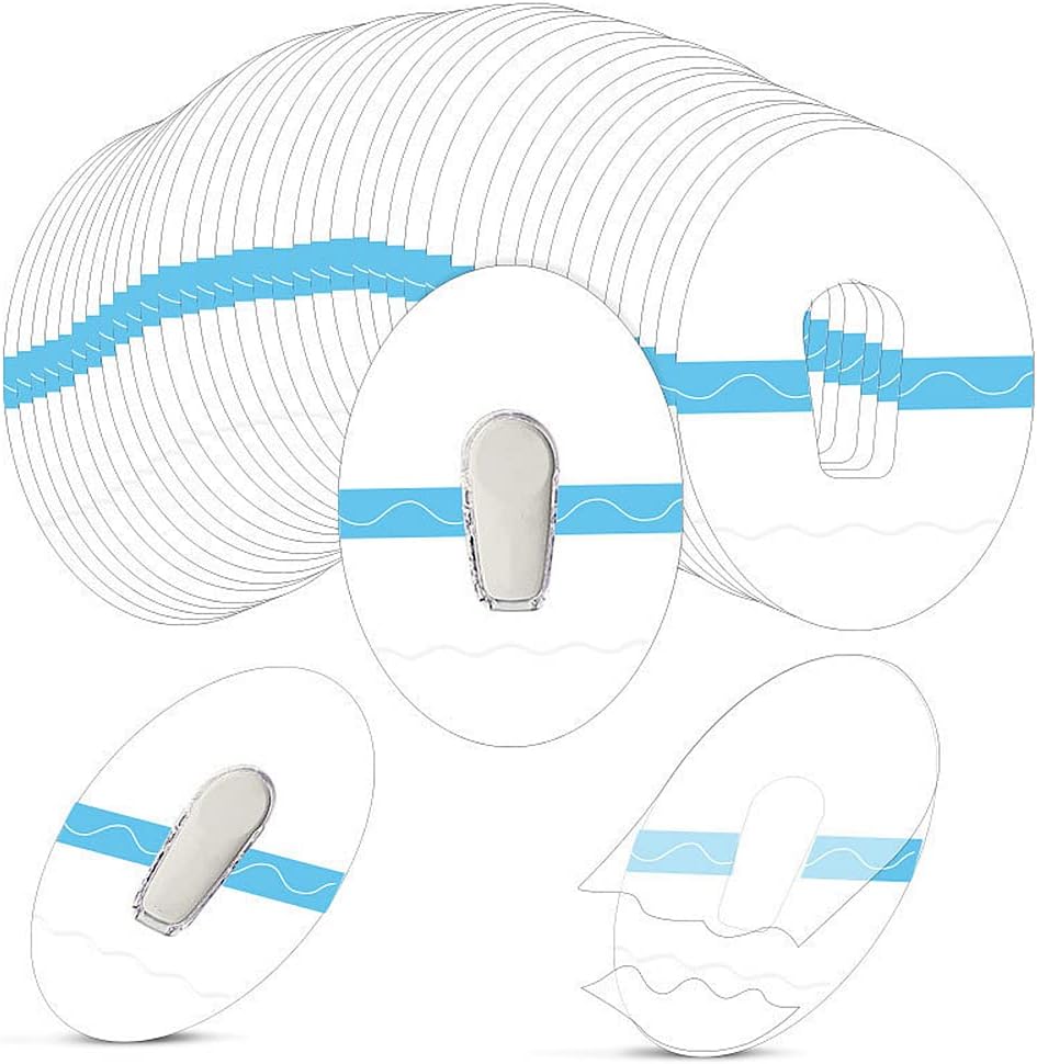 30 Pack Shower Waterproof Patches Dexcom G6 Adhesive Patch Premium Transparent Overpatch for G6 Sensor Continuous Glucose Monitor Protection for 10 Days Stickers