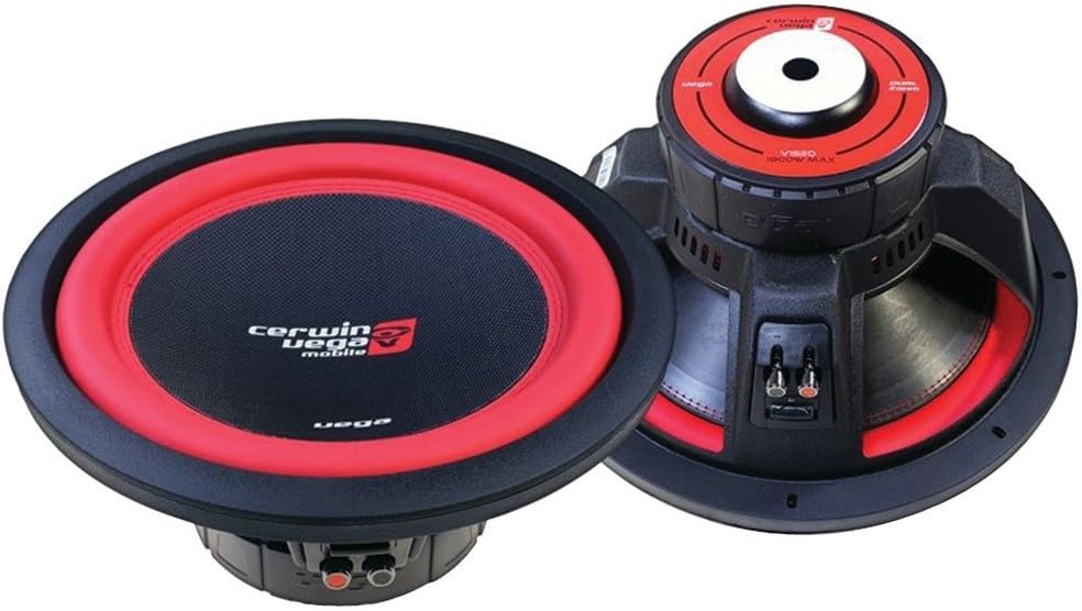 Cerwin-Vega Vega Series Subwoofers – High-Performance Subwoofers for Deep Bass (V124DV2)