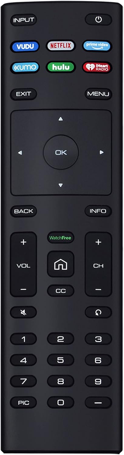 XRT136 Replace Remote Control fit for VIZIO Smart TV D50x-G9 D65x-G4 D55x-G1 D40f-G9 D43f-F1 D70-F3 V505-G9 D32h-F1 D24h-G9 E70-F3 D43-F1 V705-G3 P75-F1 D55x-G1 V405-G9 E75-F2 D32f-F1 D24f-F1