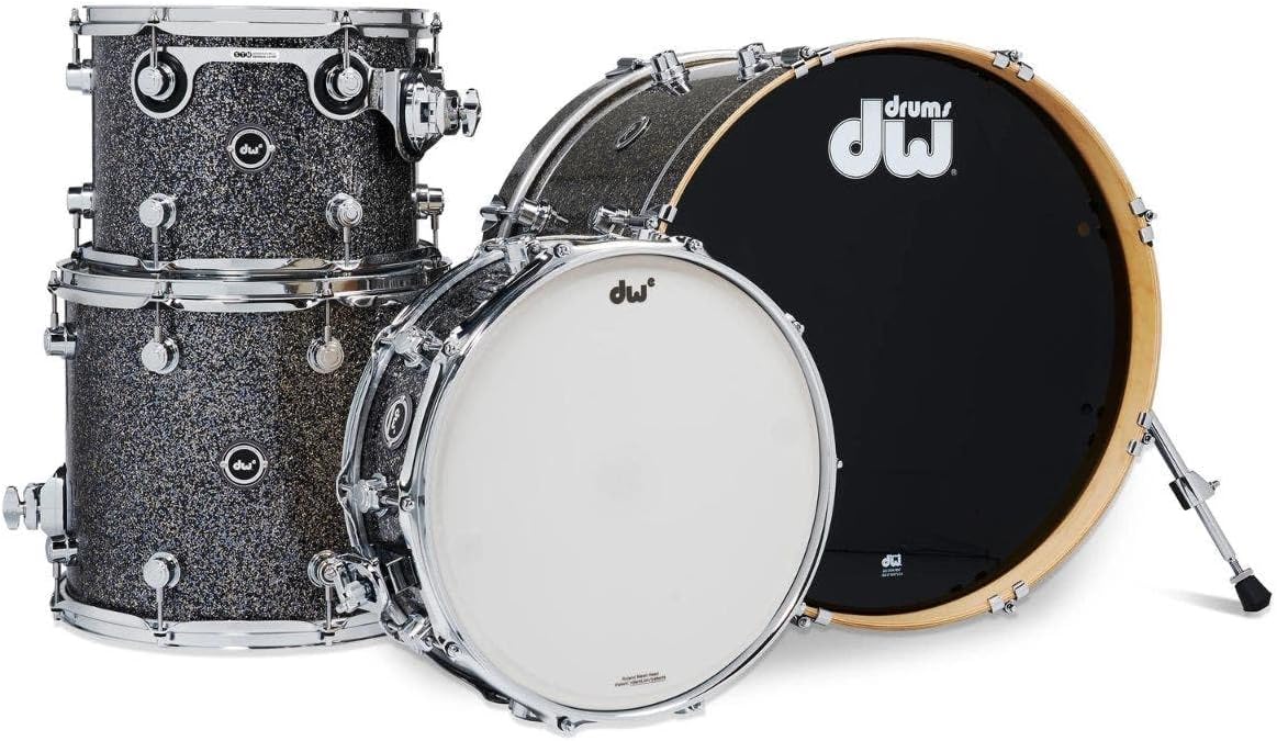DW DWe 4-piece Shell Pack - Black Galaxy