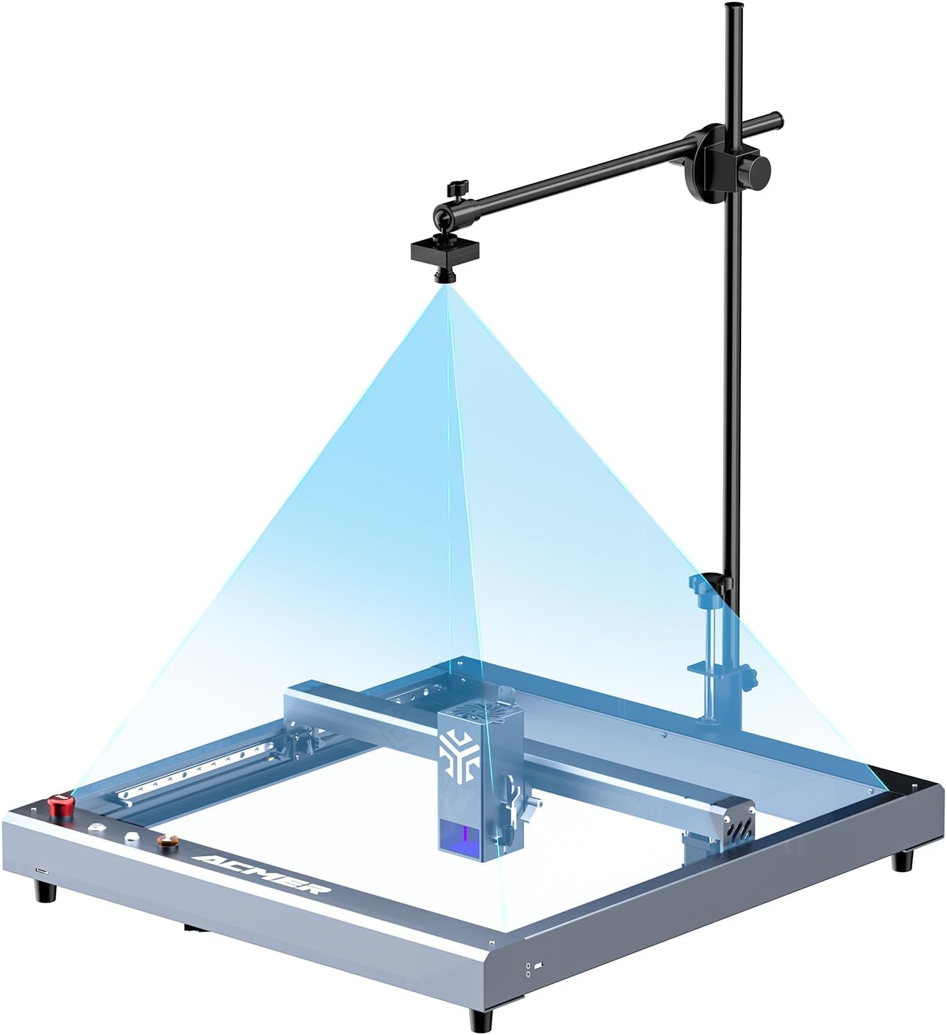 ACMER A500 LightBurn Camera for Laser Engravers, 5MP Positioning Camera, 450 x 450mm View Area, Visual Preview, Precise Positioning, for P2, P1 S PRO, S2, S2 PRO, S1 and Most Laser Engravers