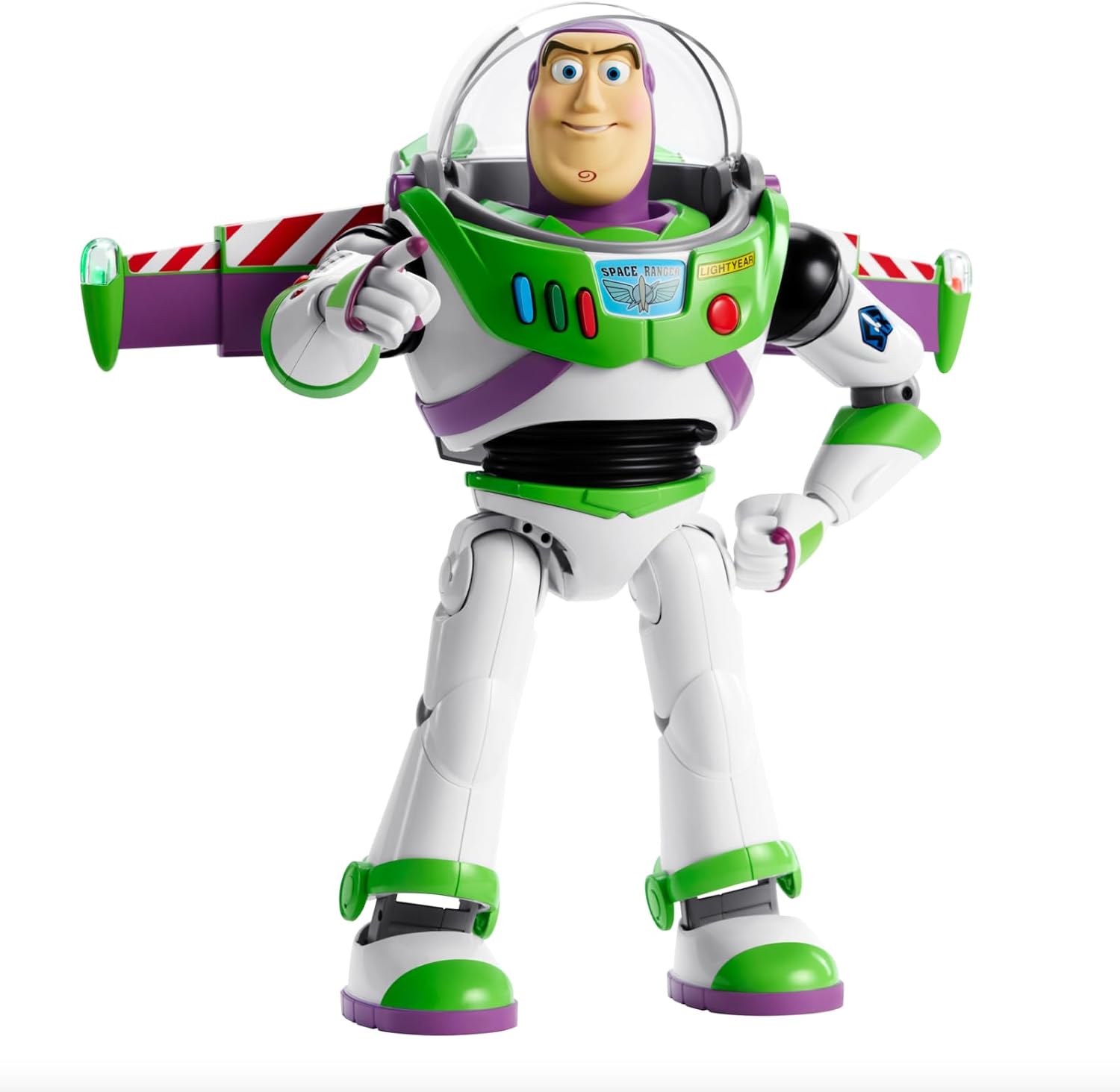 Robosen Toy Story Buzz Lightyear Robot – Interactive Figure with 23 Servo Joints, Voice & App Control, 200+ Audio Clips, Retractable Wings & Programmable Robotics