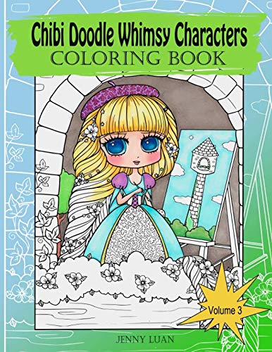 Chibi Doodle Whimsy Characters: Coloring Book Volume 3