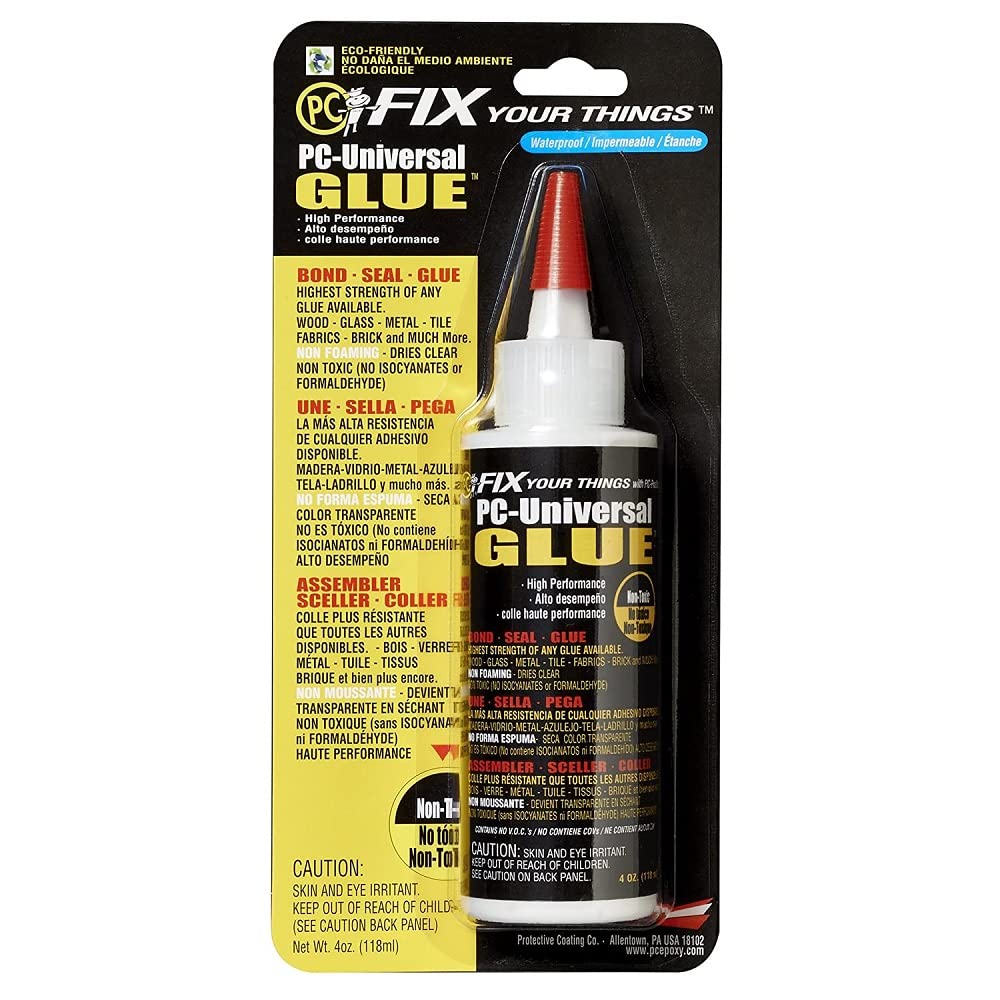 PC Products PC-Universal Glue, High Performance Adhesive, 4 oz, 804049, (Pack of 6)