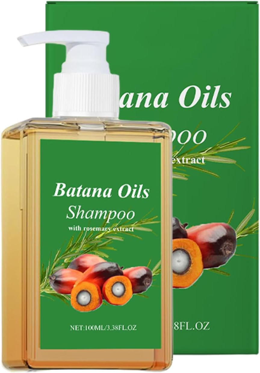 Batana Oil Shampoo,Organic Batana Oil for Healthy Hair,Anti Hairs Loss, Eliminates Split Ends,Repairs Damaged Hair for Denser Fuller Healthier Hairs for Men & Women,100ML