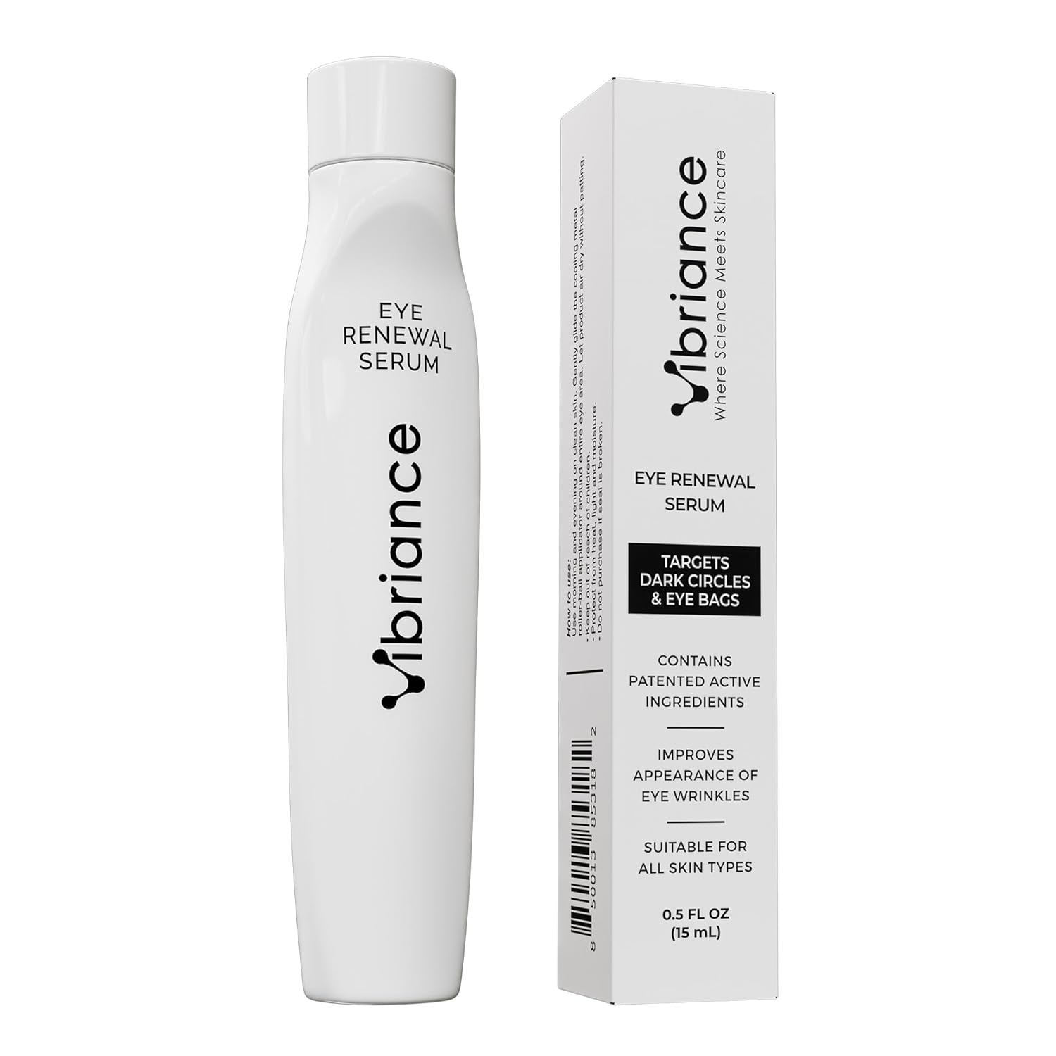Vibriance Eye Renewal Serum - Eye Serum for Dark Circles and Puffiness Treatment | Caffeine Eye Serum for Reducing Eye Bags