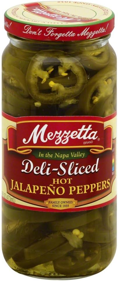 Mezzetta Sliced Hot Jalapeno Peppers, 16 Oz