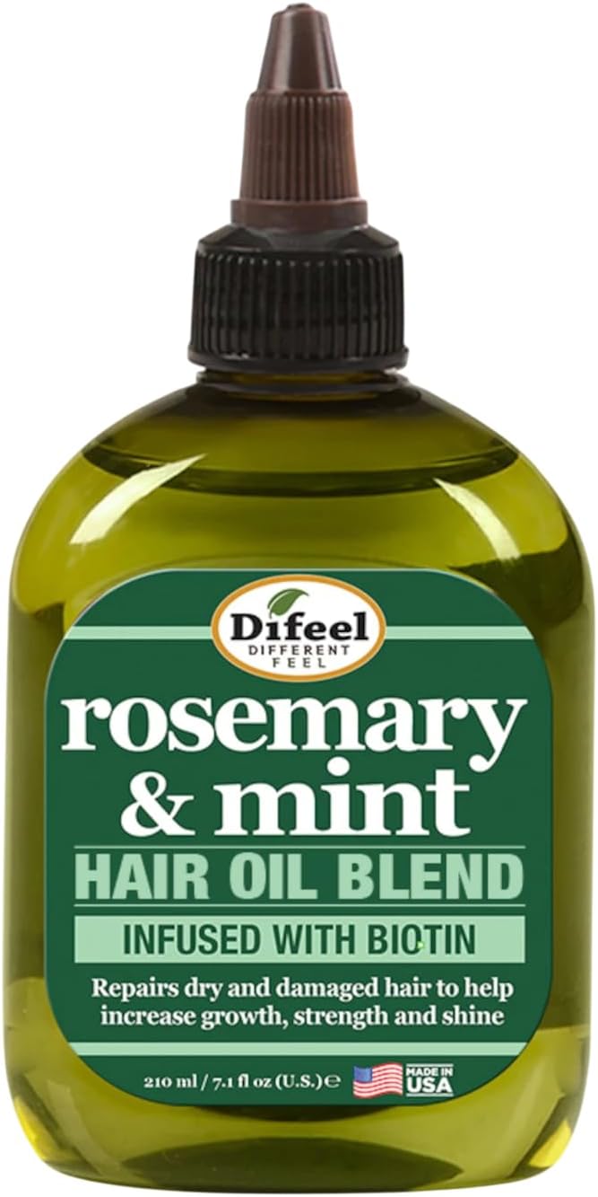 Difeel Rosemary and Premium Hair Oil with Biotin 210ml - Rosemary Mint Enriched
