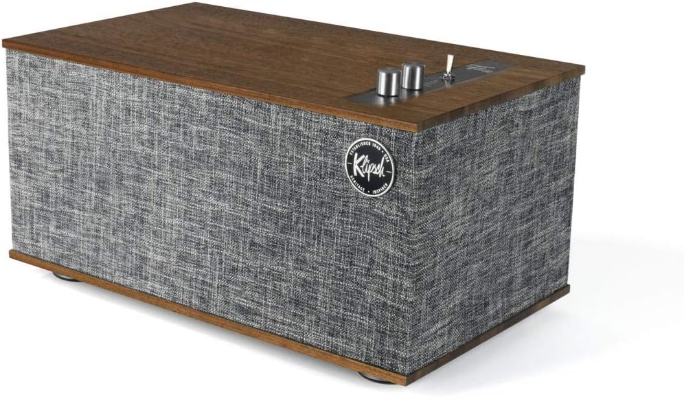 Klipsch Heritage Wireless The Three II Tabletop Stereo in Walnut