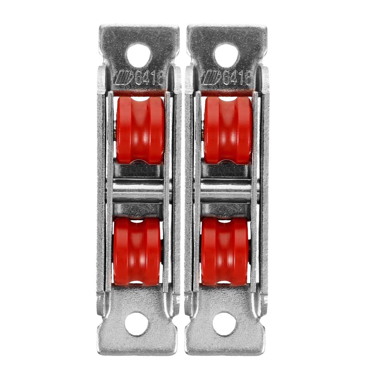 Mobestech 2pcs Sliding Door Wheel Roller Replacement Kit for Patio Closet and Wardrobe Sliding Pulley Hardware for Smooth