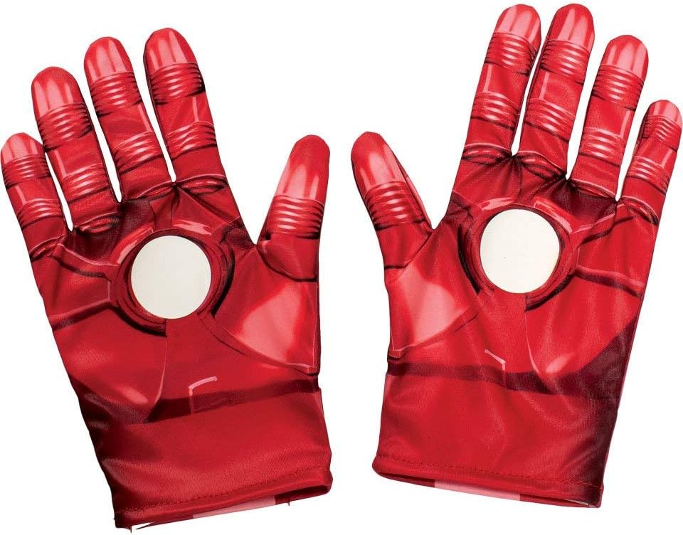 Rubie's Official Marvel Avengers Assemble Iron Man Child Gloves,- One Size, Red Halloween