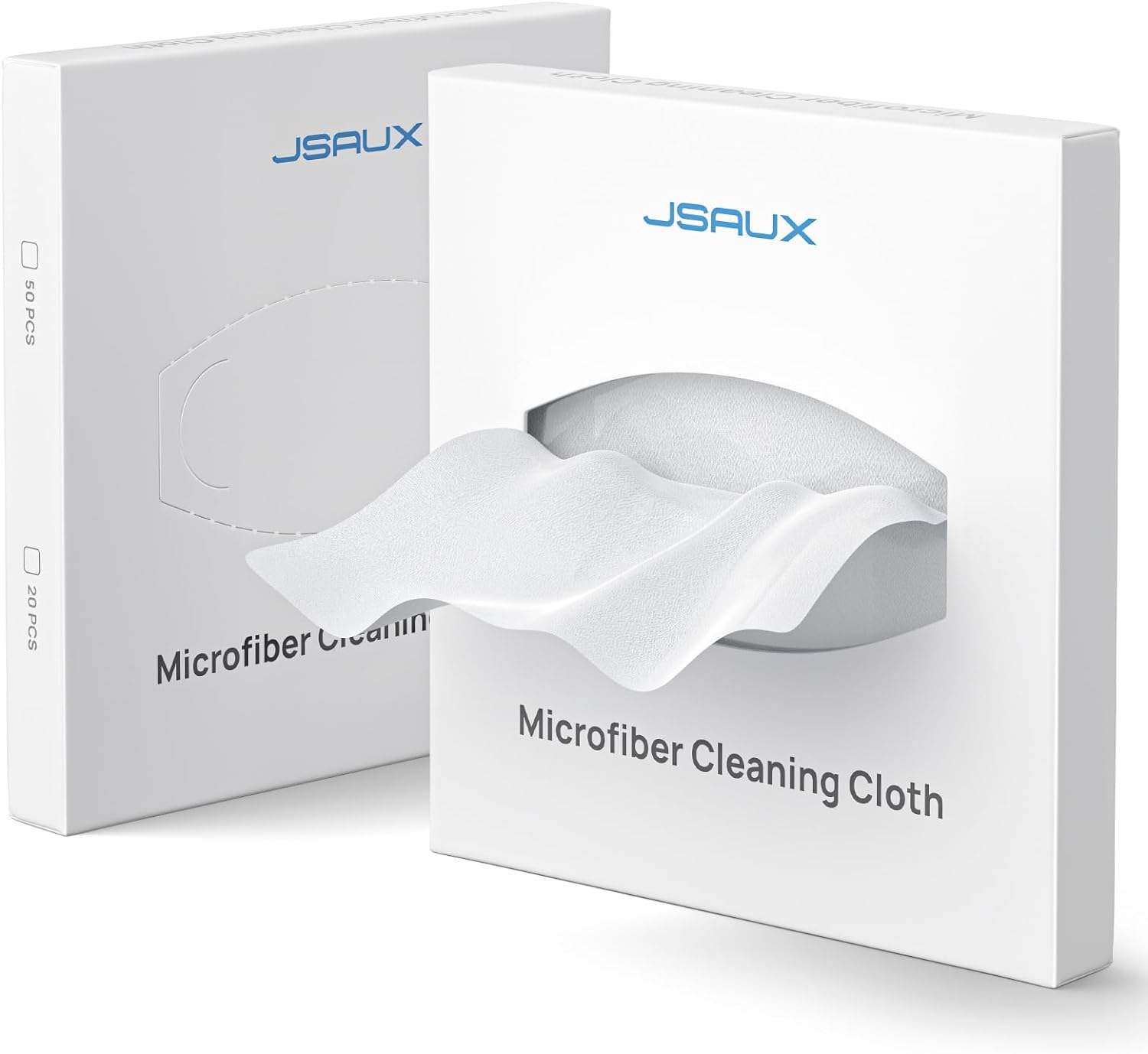 JSAUX Microfiber Cleaning Cloth (100 Total) for Switch 2| Eye Glass Disposable Clean Cloth| Safe for Lens, Eyeglasses, Glasses, Screens, Camera, iPad, iPhone, Phone, Steam Deck, LCD TV Screen and More