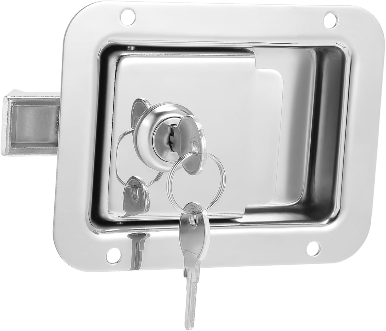 Stainless Steel Panel Lock Gym Lock Paddle Handle Flush Mount Heavy Duty