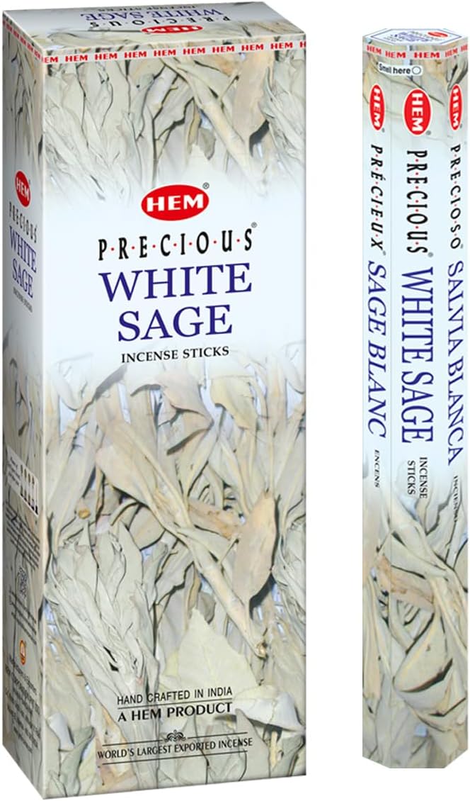 HEM Incense Sticks White Sage, Pack of 100