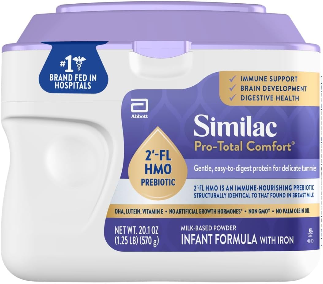 Similac Pro-Total Comfort Infant Formula With Iron, 20.1-oz Tub