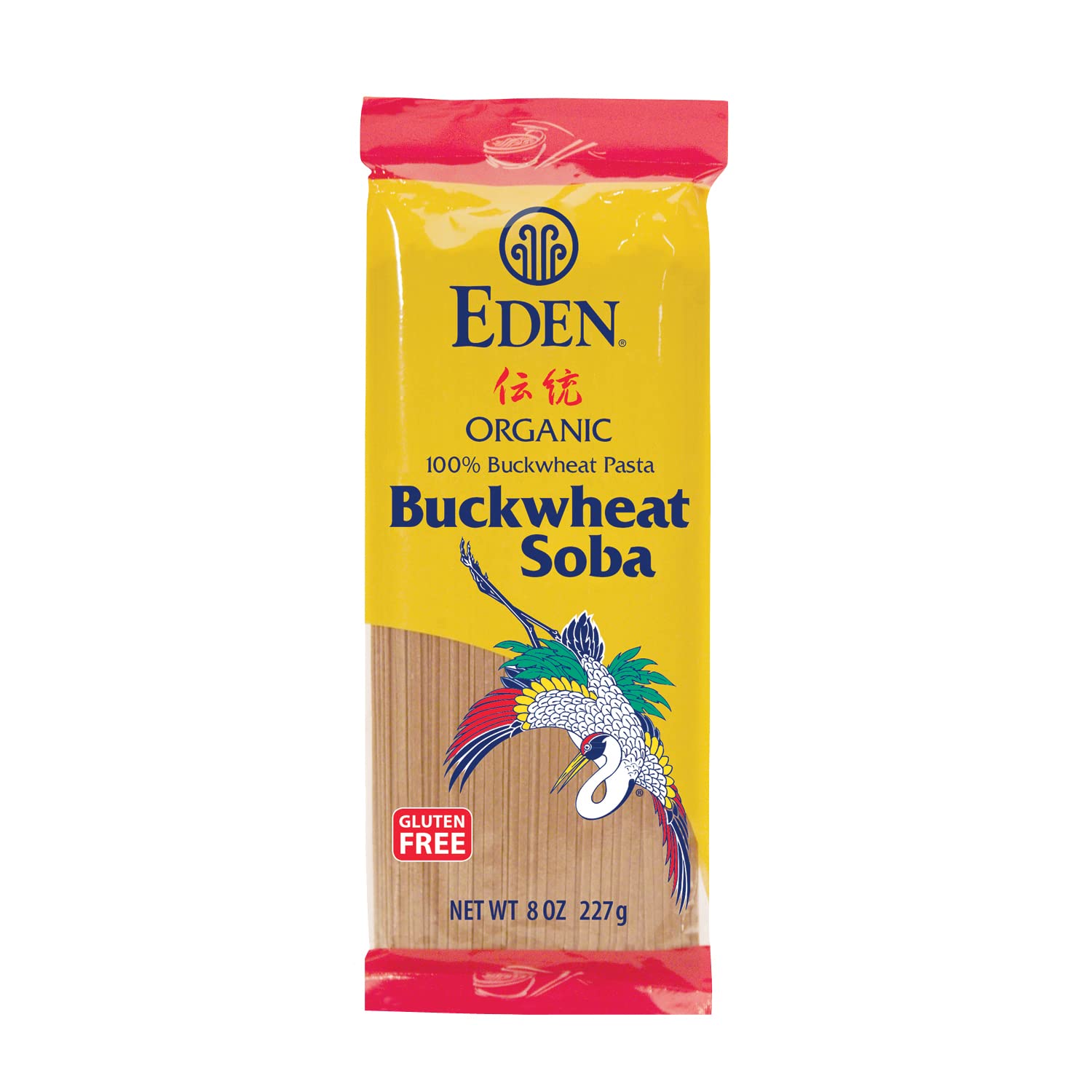 Eden, 100% Organic Buckwheat Soba Pasta, Gluten Free, Traditionally Made in Japan, 8 oz