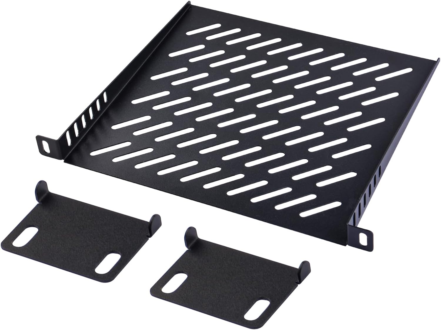 GeeekPi 0.5U Server Rack Shelf Vented Rack Mount Cantilever Tray for 10 Inch Network Equipment Rack & Cabinet and DeskPi Rackmate T1/T0