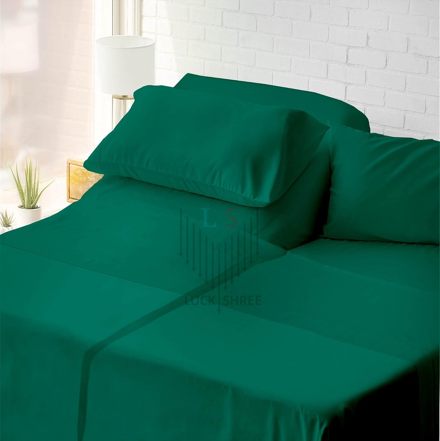 800-Thread-Count 100% Egyptian Cotton |Lake Blue Split Cal-King Sheets Set| 5-Piece Extra Long-Staple Combed Cotton Best-Bedding Sheets, Soft & Silky Sateen Weave Fits Mattress 15" Deep Pocket