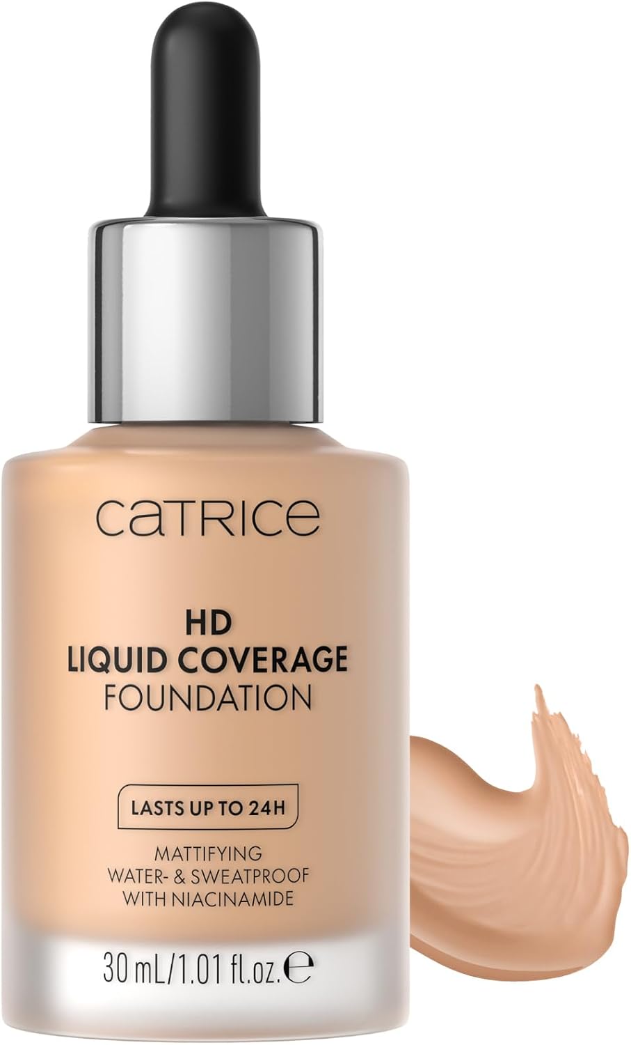 Catrice HD Liquid Coverage Foundation, longlasting, mattifying, matte (30ml)