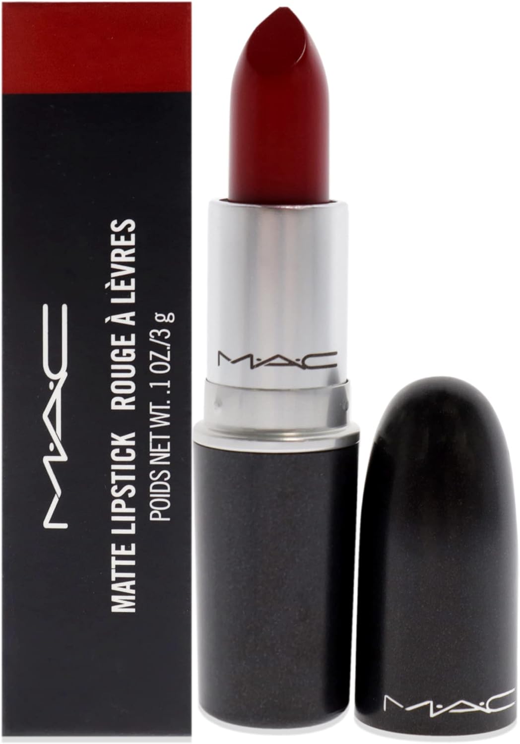 MAC Matte Lipstick, Russian Red, 3 g