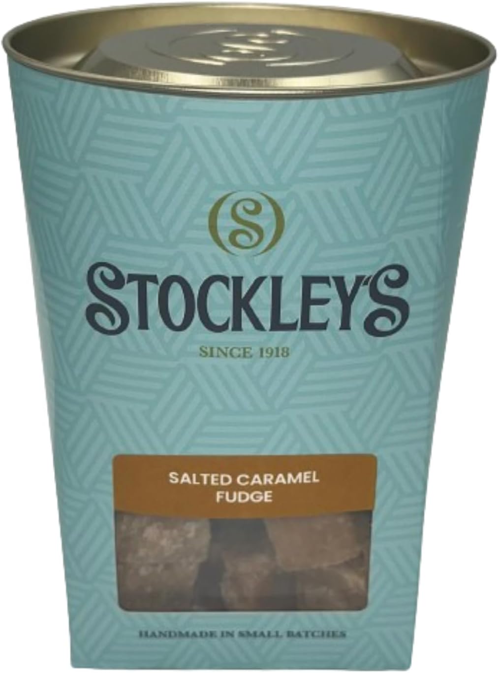 Stockley's Salted Caramel Fudge Treat Carton - 220g | Smooth & Creamy Fudge with a Sprinkling of Sea Salt