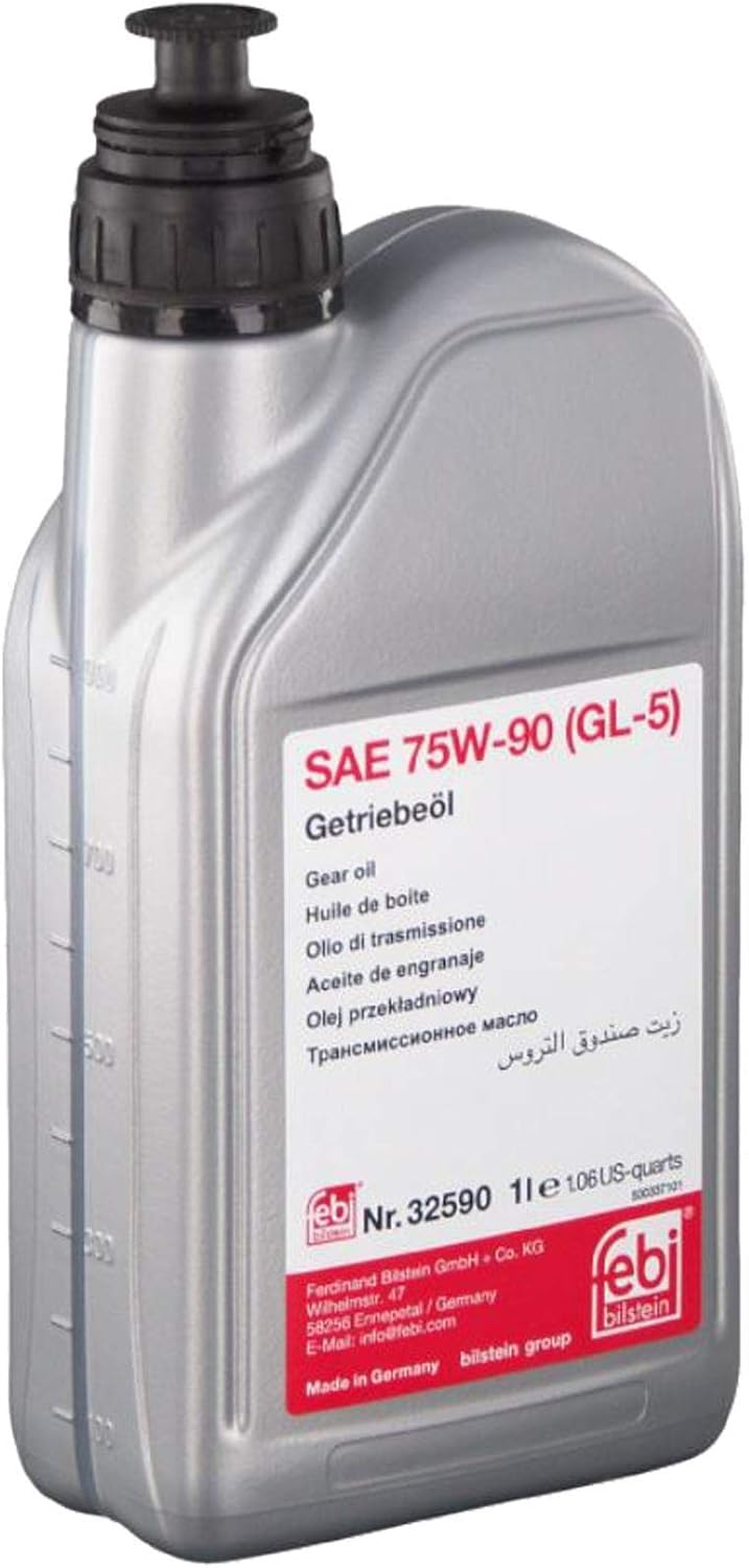 febi bilstein 32590 Gear Oil SAE 75W-90 (GL-5), pack of one