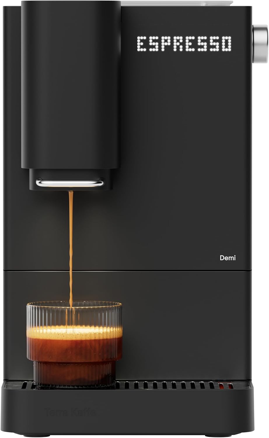 Terra Kaffe Demi Compact Fully Automatic Espresso Machine - Slate