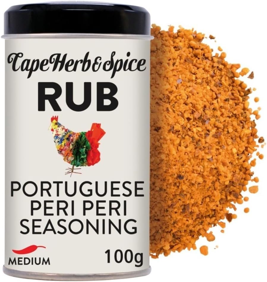 Cape Herb & Spice Portuguese Peri Peri Seasoning, 100 g Tin (1-Pack)